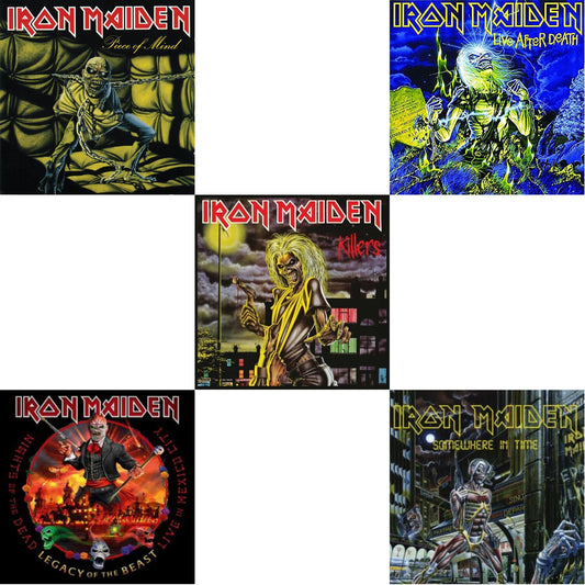 Iron Maiden - Piece Of Mind & Nights Of The Dead, Legacy Of The Beast: Live In Mexico City (X) (3LP/180G) & Killers & Live After Death & Somewhere In Time