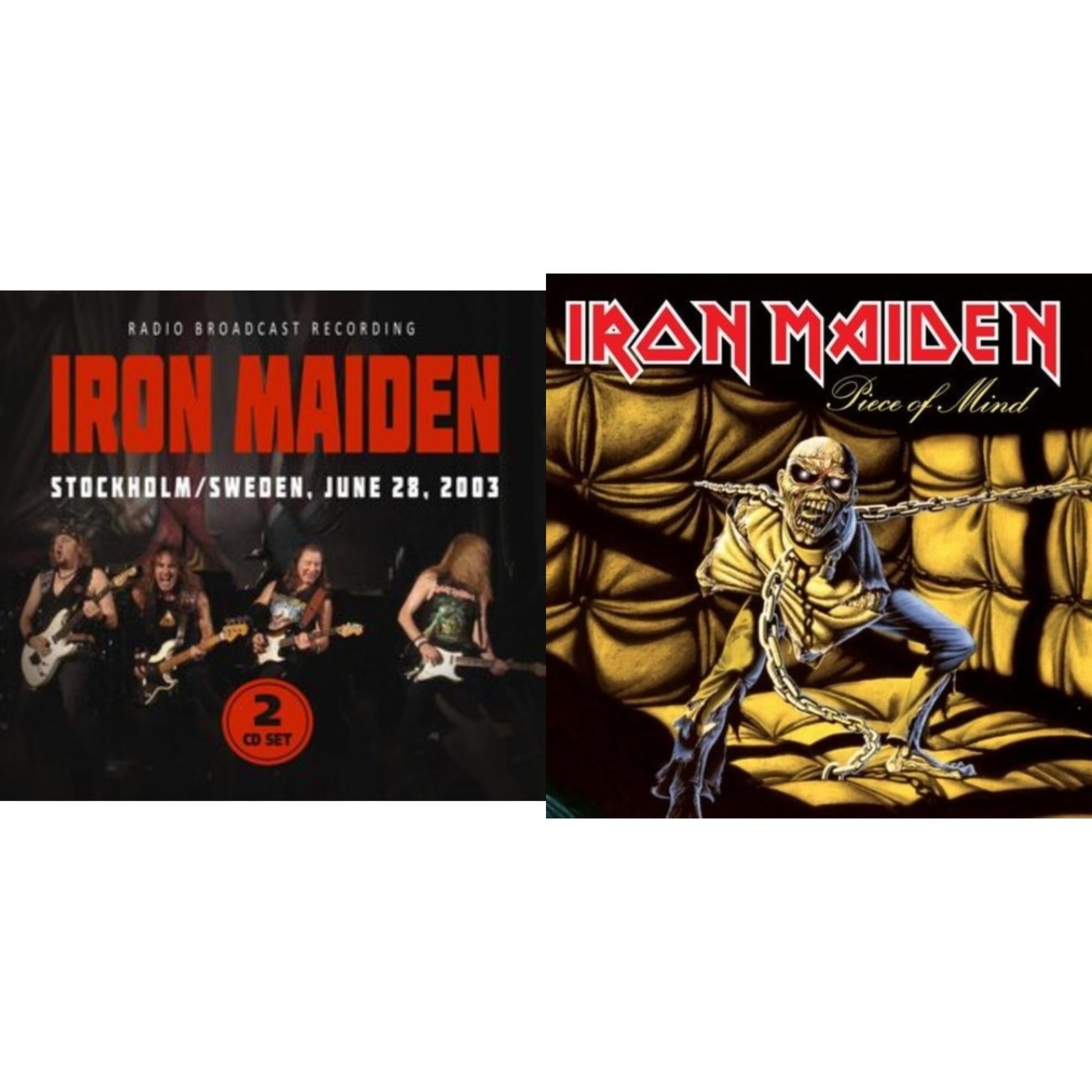 Iron Maiden - Piece Of Mind & Stockholm / Sweden, June 28, 2003 (2CD)