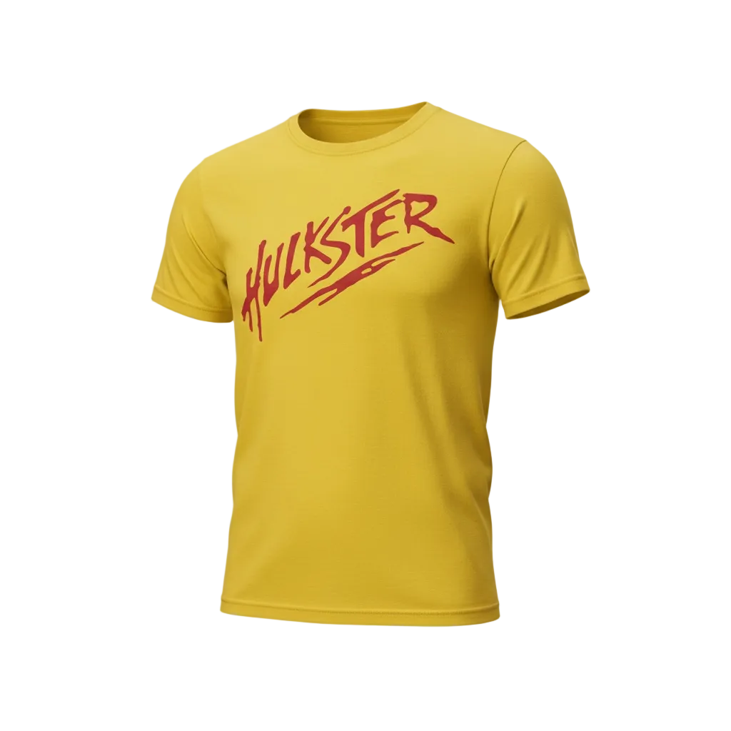 Yellow Hulkster Adult T-Shirt