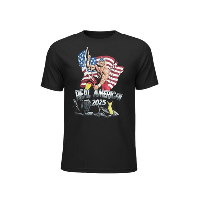 Black Real American Victory Adult T-Shirt