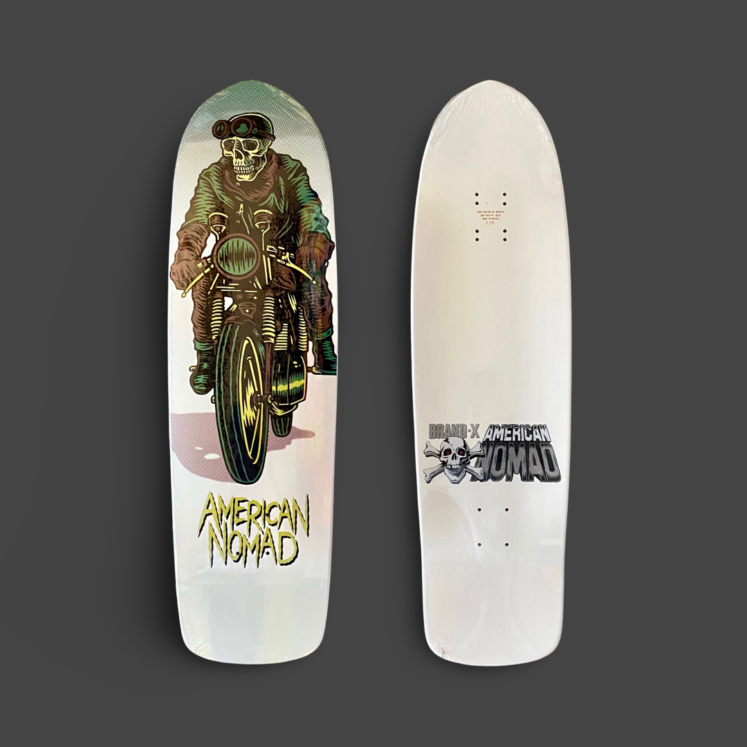 Nomad ‘Cafe Racer’ Skateboard Deck 9.4”x34"