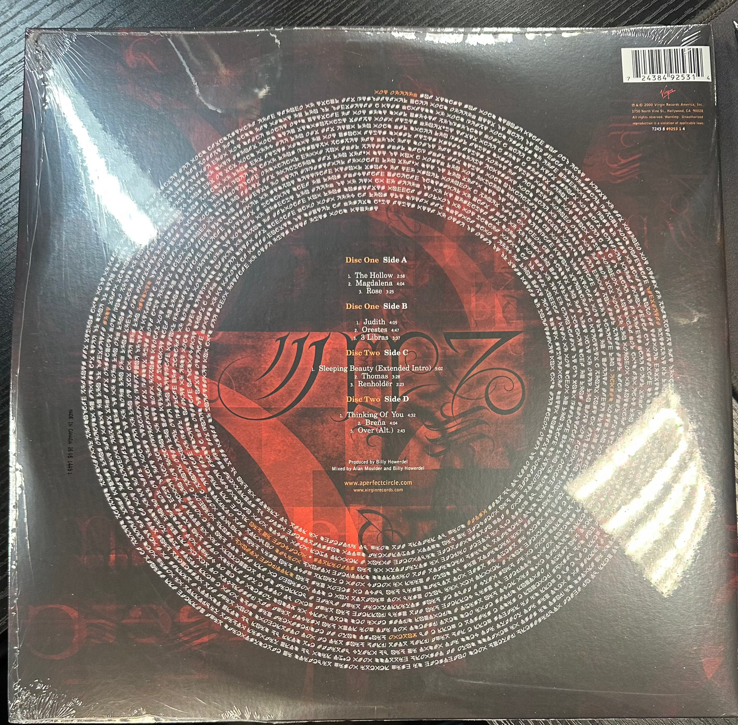A Perfect Circle - Mer De Noms 2x Vinyl LP Record
