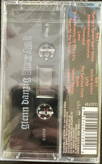 Glenn Danzig - Black Aria II Cassette Tape