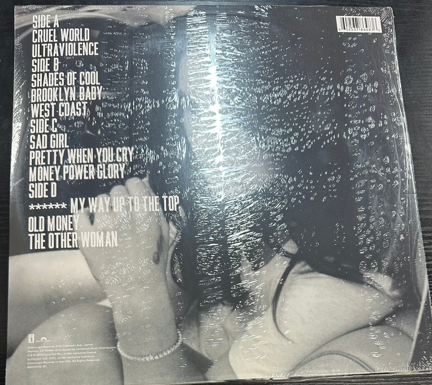 DEL REY, LANA - Ultraviolence 2x LP Vinyl Record
