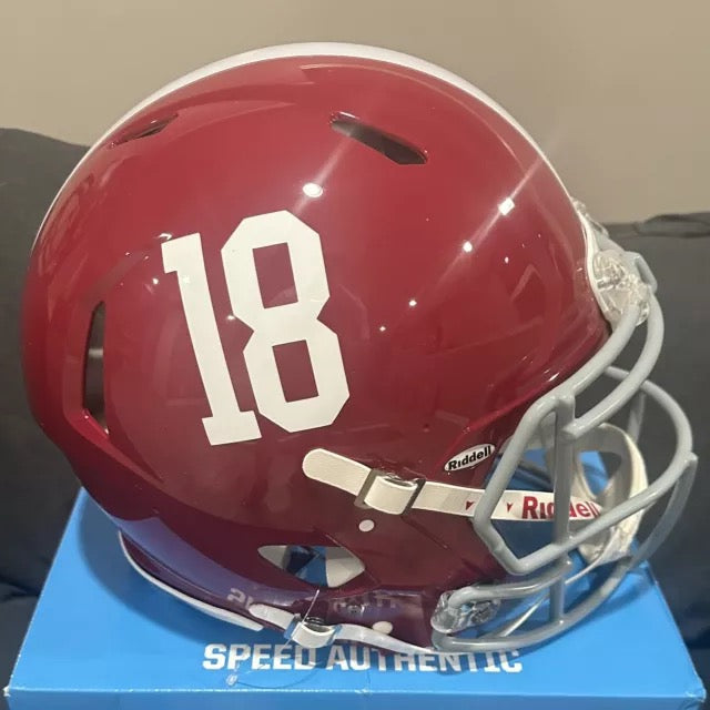 Alabama Crimson Tide Full Size Authentic Speed Football Helmet 18-NCAA