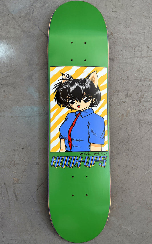 Hook Ups Cat Girl 2 7.5" Skateboard Deck