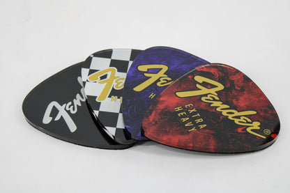 Fender Guitar Pick Shaped Coasters (Set of 4)