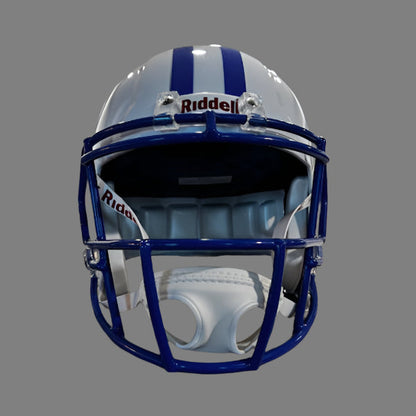 Brigham Young Cougars (BYU) Full Size Speed Replica Football Helmet White - NCAA