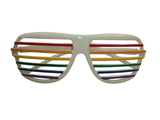 Rainbow Aviator Shutter Glasses