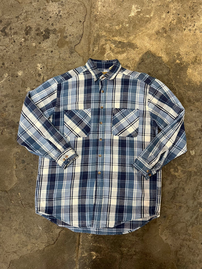 Artisan Hand-Painted Kindness Canvas Plaid Shirt