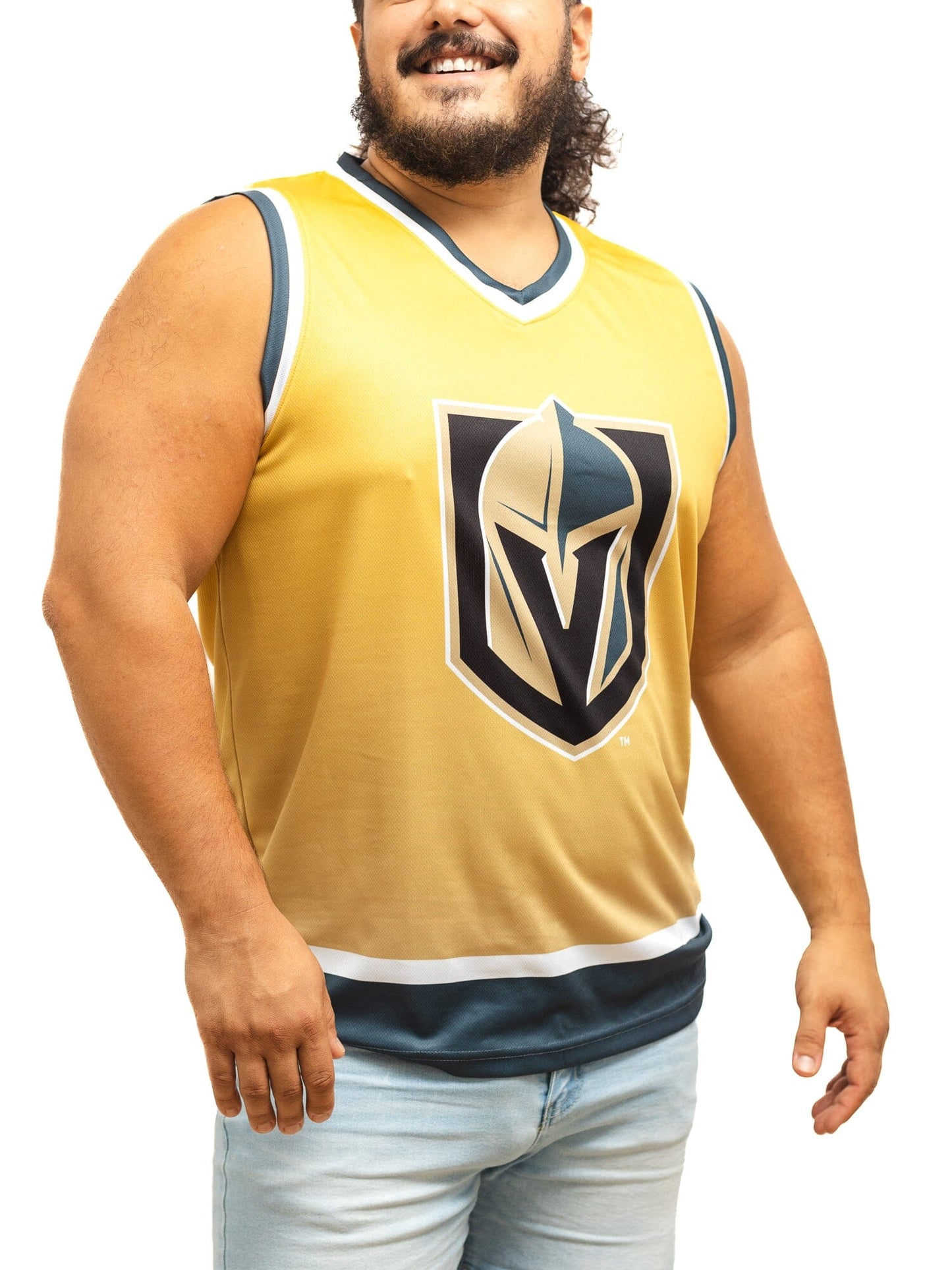 Vegas Golden Knights Championship Gold Ombré Hockey Tank