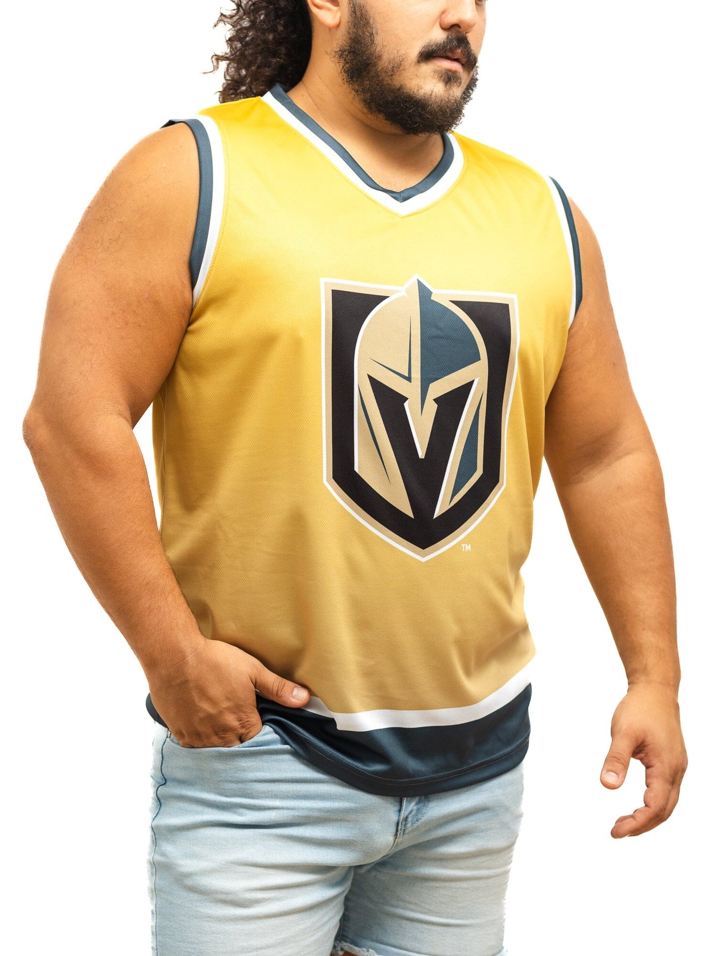 Vegas Golden Knights Championship Gold Ombré Hockey Tank