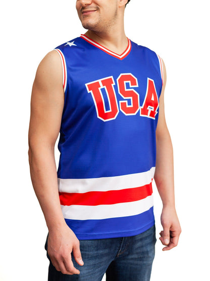 USA Miracle on Ice 1980 Hockey Tank