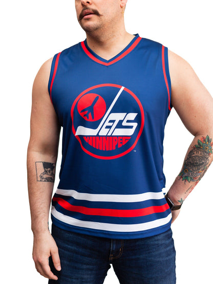 Winnipeg Jets Navy Retro Alternate Hockey Tank