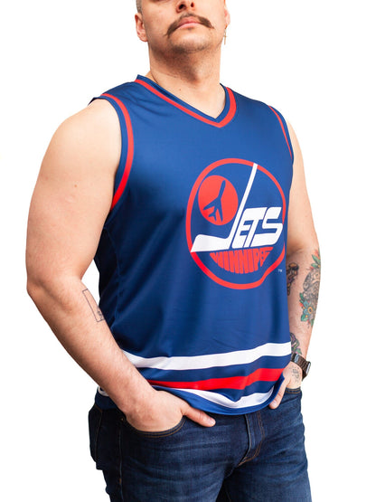 Winnipeg Jets Navy Retro Alternate Hockey Tank