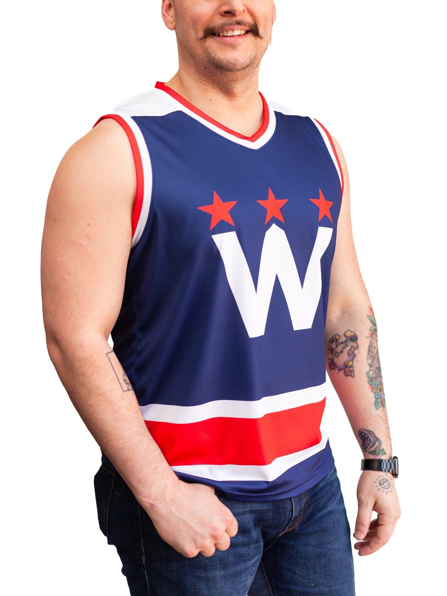 Washington Capitals 2021 "W" Alternate Hockey Tank