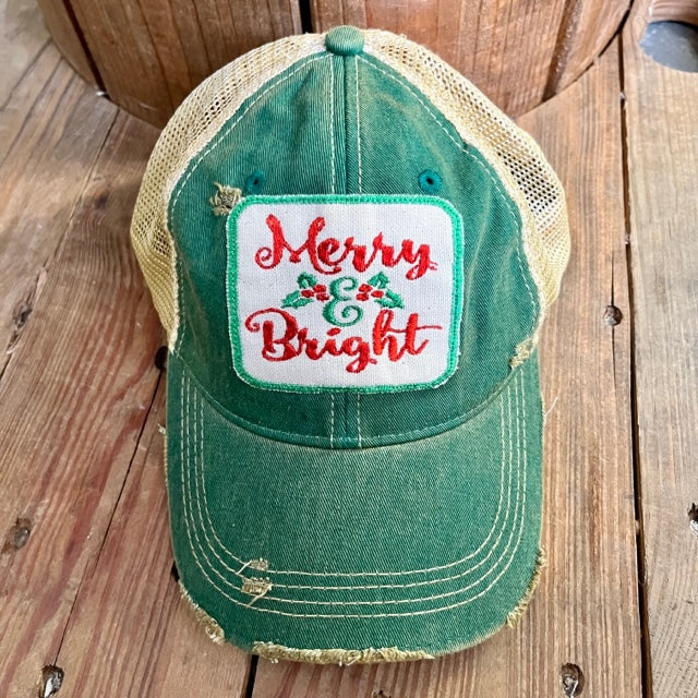 Merry & Bright Mesh Trucker Hat