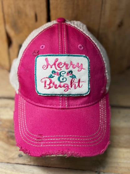 Merry & Bright Mesh Trucker Hat