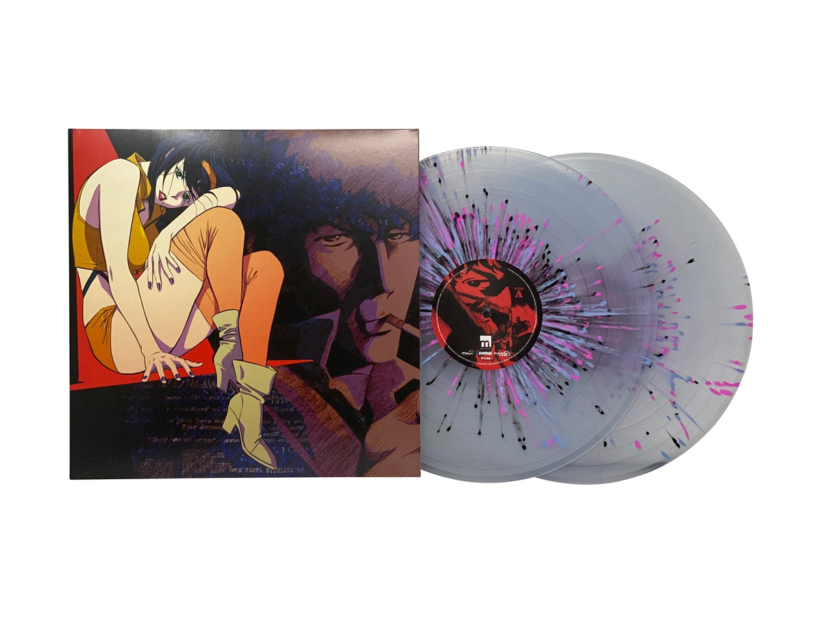 Cowboy Bebop Original Series Soundtrack (Limited Edition Clear w/ Black, Blue and Pink Splatter 2x LP) Vinyl Record
