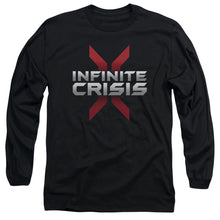 Load image into Gallery viewer, Infinite Crisis Logo Mens Long Sleeve Shirt Black