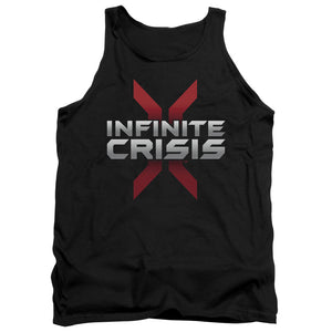 Infinite Crisis Logo Mens Tank Top Shirt Black