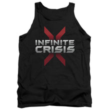 Load image into Gallery viewer, Infinite Crisis Logo Mens Tank Top Shirt Black