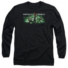 Load image into Gallery viewer, Infinite Crisis Ic Green Mens Long Sleeve Shirt Black