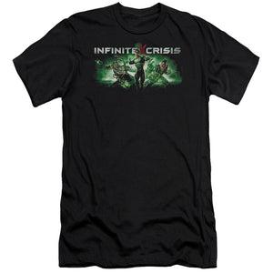 Infinite Crisis Ic Green Premium Bella Canvas Slim Fit Mens T Shirt Black