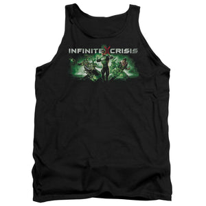 Infinite Crisis Ic Green Mens Tank Top Shirt Black