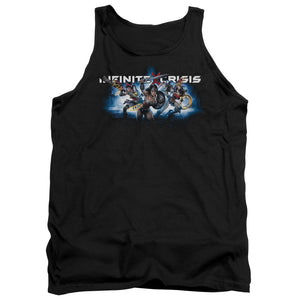 Infinite Crisis Ic Blue Mens Tank Top Shirt Black