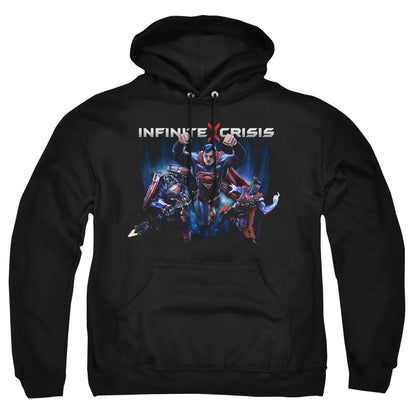 Infinite Crisis Ic Super Mens Hoodie Black