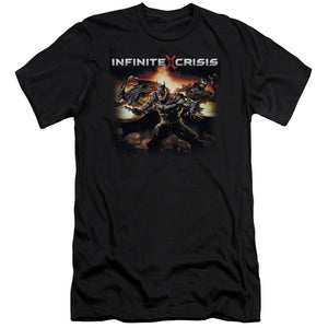 Infinite Crisis Batmen Premium Bella Canvas Slim Fit Mens T Shirt Black