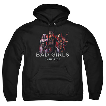 Injustice Gods Among Us Bad Girls Mens Hoodie Black