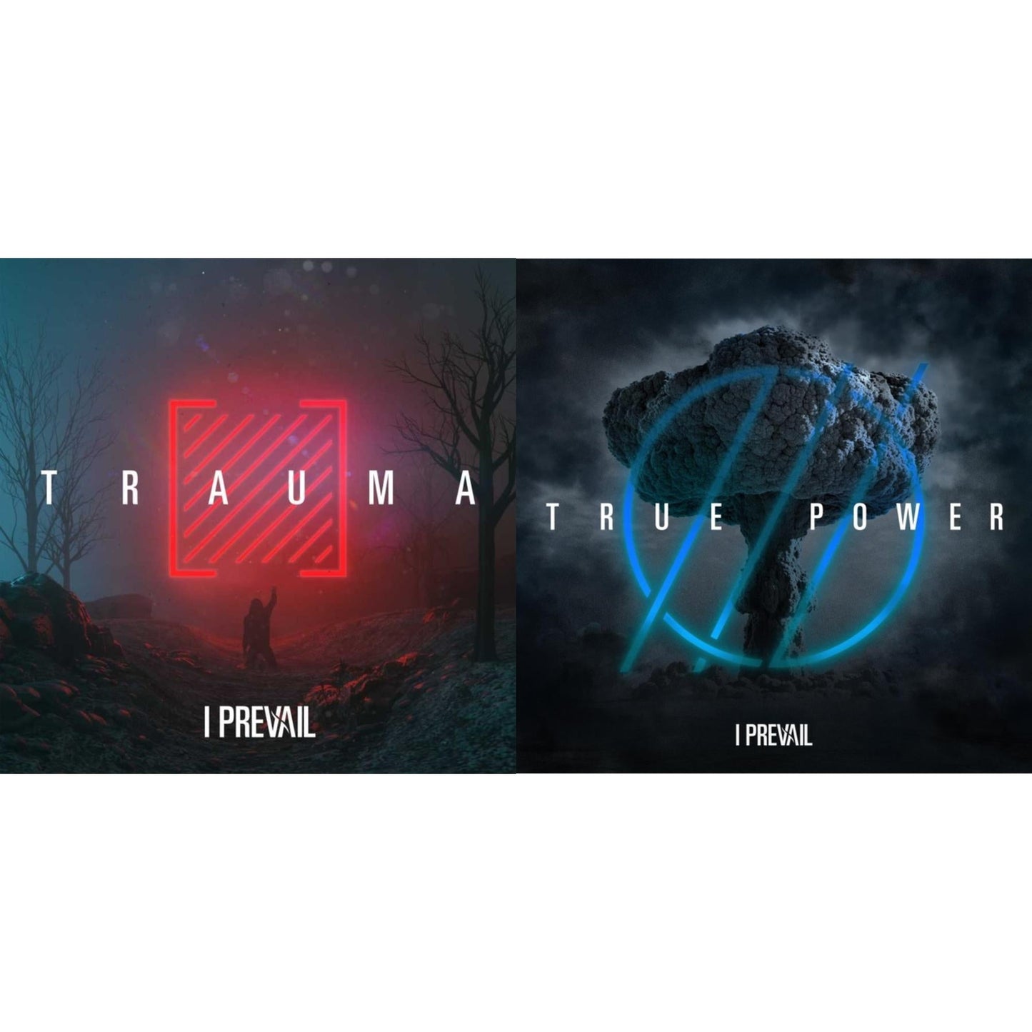 I Prevail - Trauma & True Power (Nothing's Permanent Color LP Vinyl) Vinyl Record Bundle