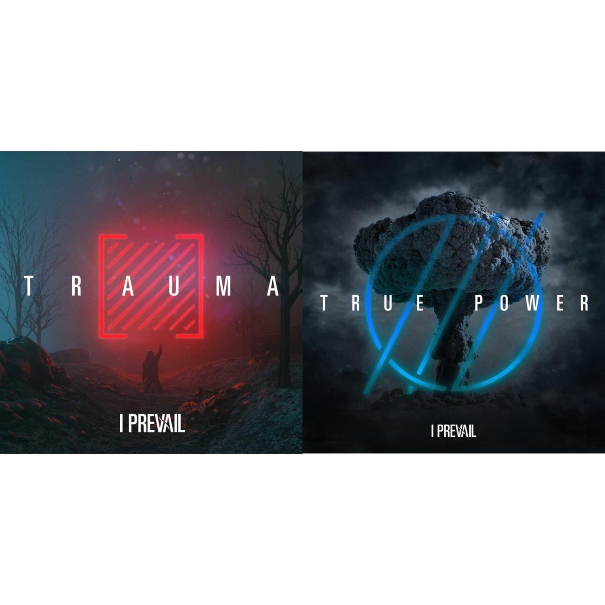I Prevail - Trauma & True Power (Nothing's Permanent Color LP Vinyl) Vinyl Record Bundle