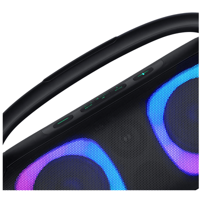 IQ Sound Portable Bluetooth Speaker with RGB Lights and TWS-Enhanced Stereo Sound