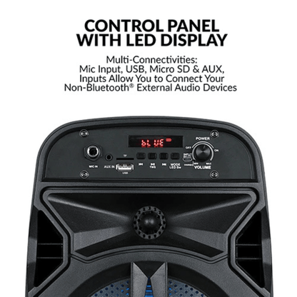 IQ Sound 8-Inch Portable Bluetooth TWS Speaker