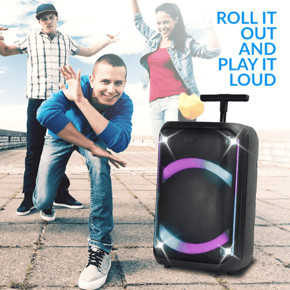 IQ Sound 12-Inch Portable Bluetooth Party Speaker with TWS