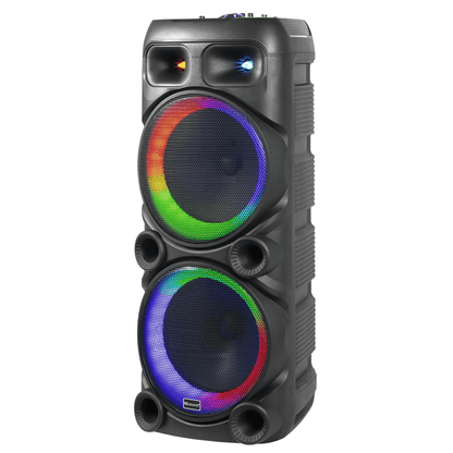 IQ Sound 2x12-Inch Portable Bluetooth Party Speaker