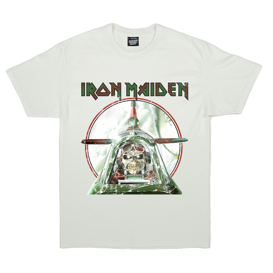 Iron Maiden Aces High Mens T Shirt White Officially Licensed