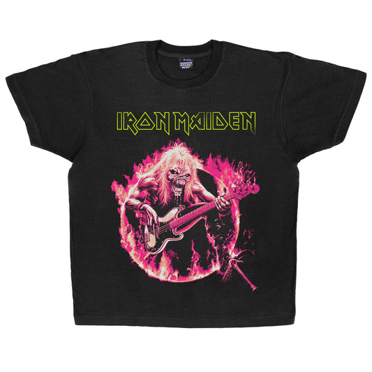 Iron Maiden Fear Live Mens T Shirt Black Officially Licensed