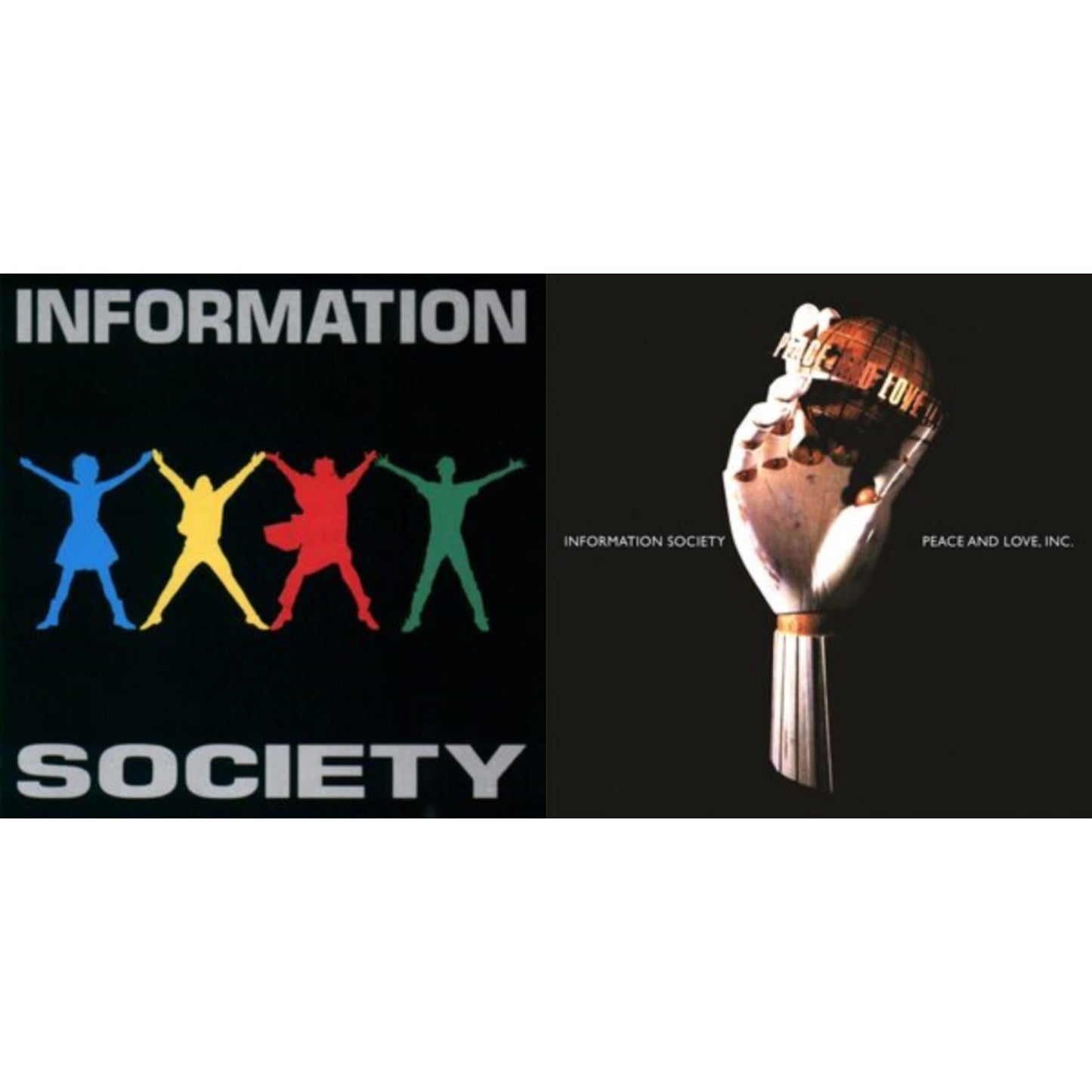 Information Society - Information Society (Clear LP Vinyl) & Peace & Love Inc. (30Th Anniversary/2LP)