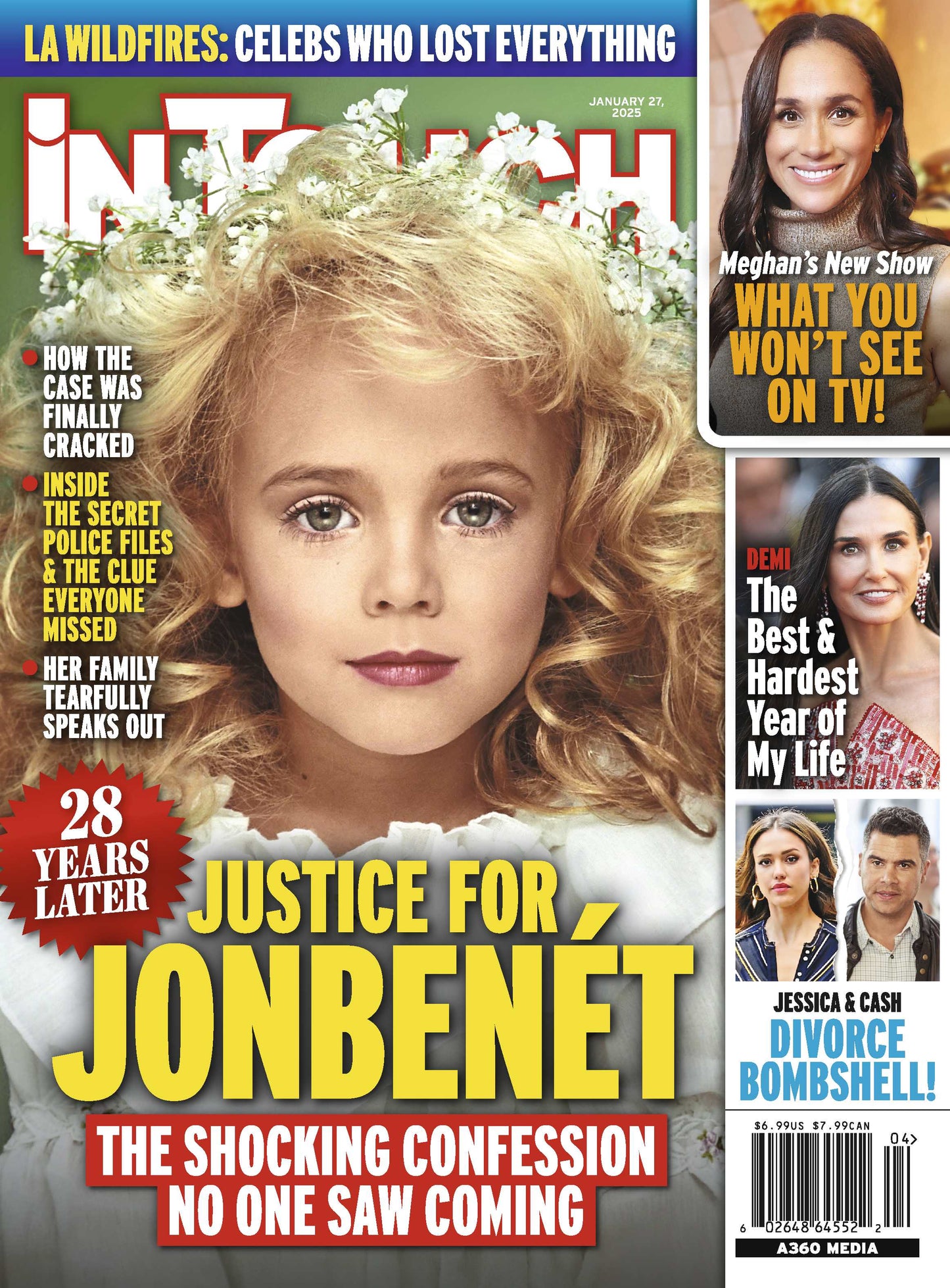 InTouch - 01.27.25: Justice For JonBenét, Shocking Confessions 28 Years Later, LA Wildfires, Meghan Markle's New Show, The Best & Hardest Year For Demi Moore, Jessica & Cash Divorce Drama & More!