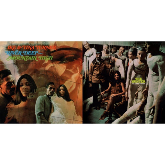 Ike & Tina Turner - River Deep-Mountain High (180G) & Hunter - LP Vinyl Bundle