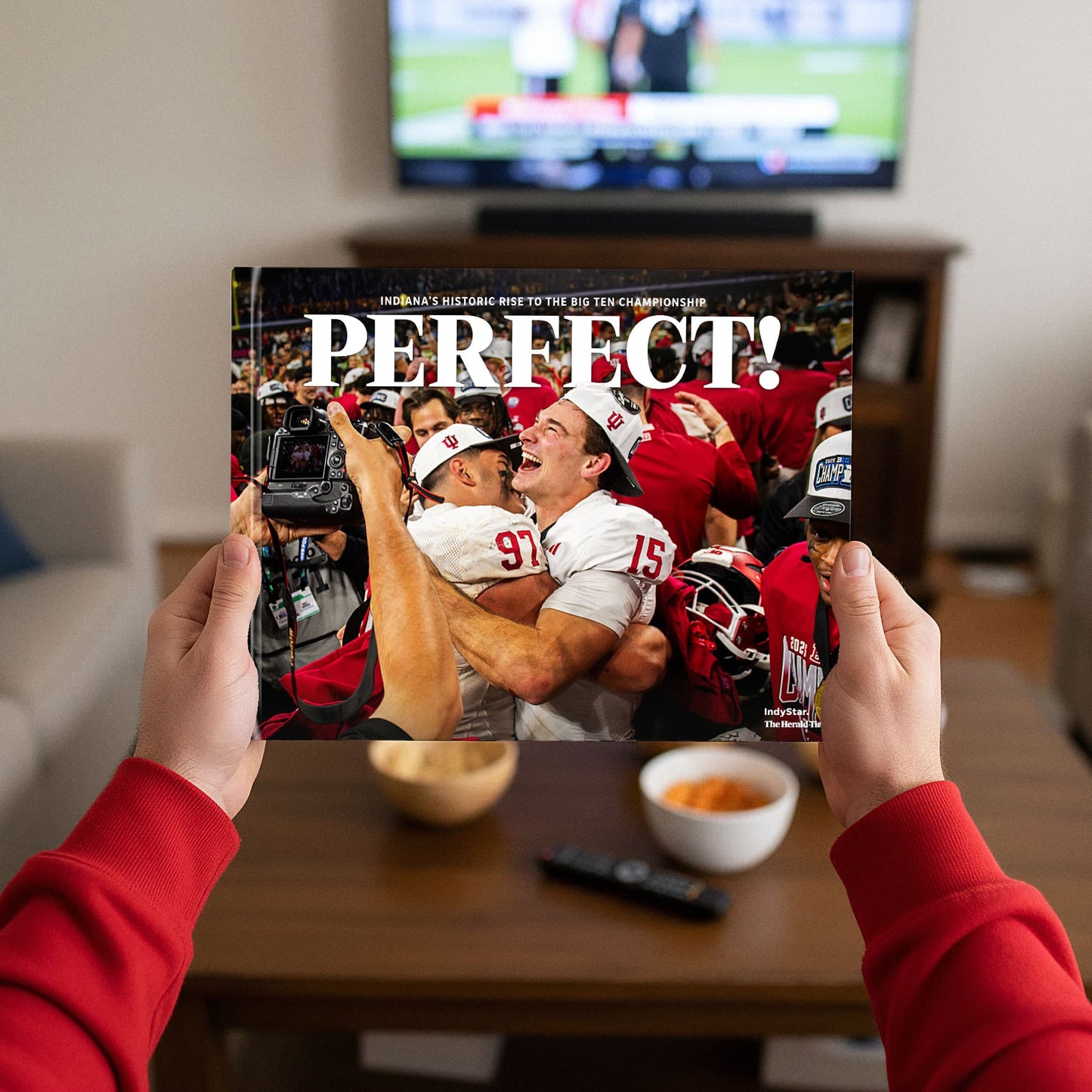 PERFECT! Indiana’s Historic Rise to the Big Ten Championship (2025-26 Season) Book - PREORDER ships 03/06/2026