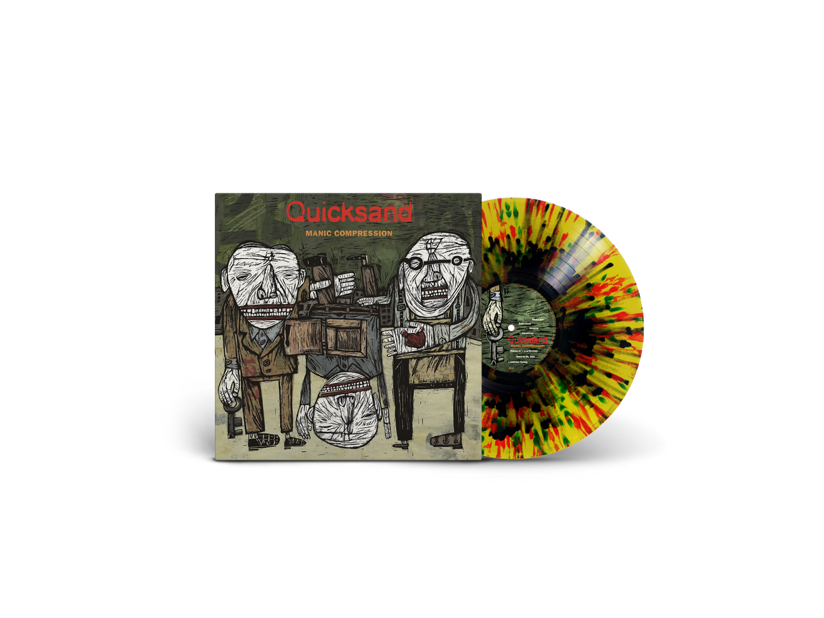 Quicksand - Manic Compression 30th Anniversary [LP] (Exclusive - Limited to 400, Yellow Landmine Splatter Vinyl) Vinyl Record