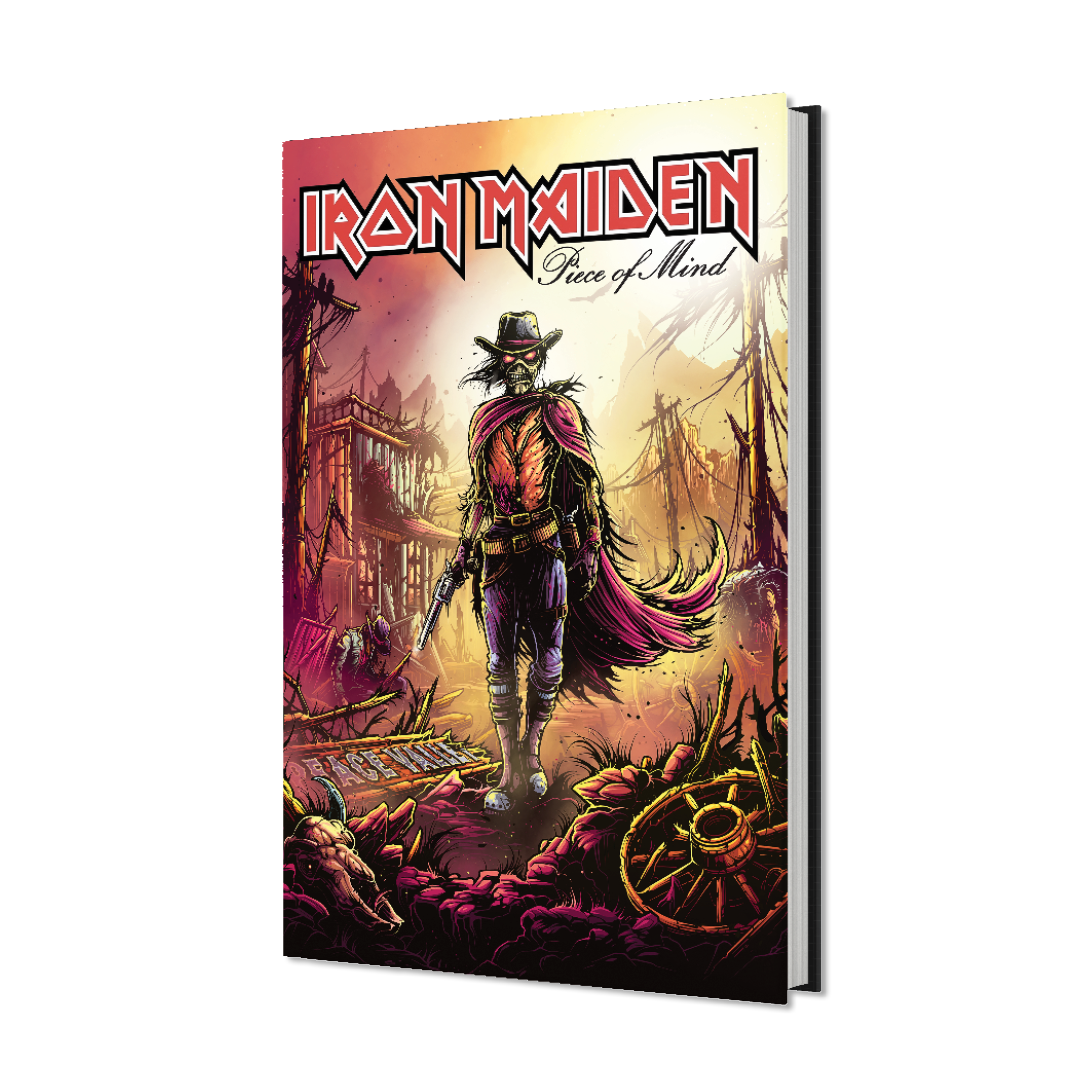 Iron Maiden Piece Of Mind Hardcover Edition Book