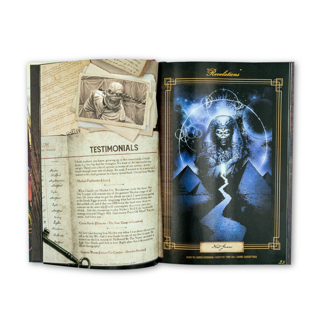 Iron Maiden Piece Of Mind - "The Trooper" Edition Hardcover (Limited to 200) Book