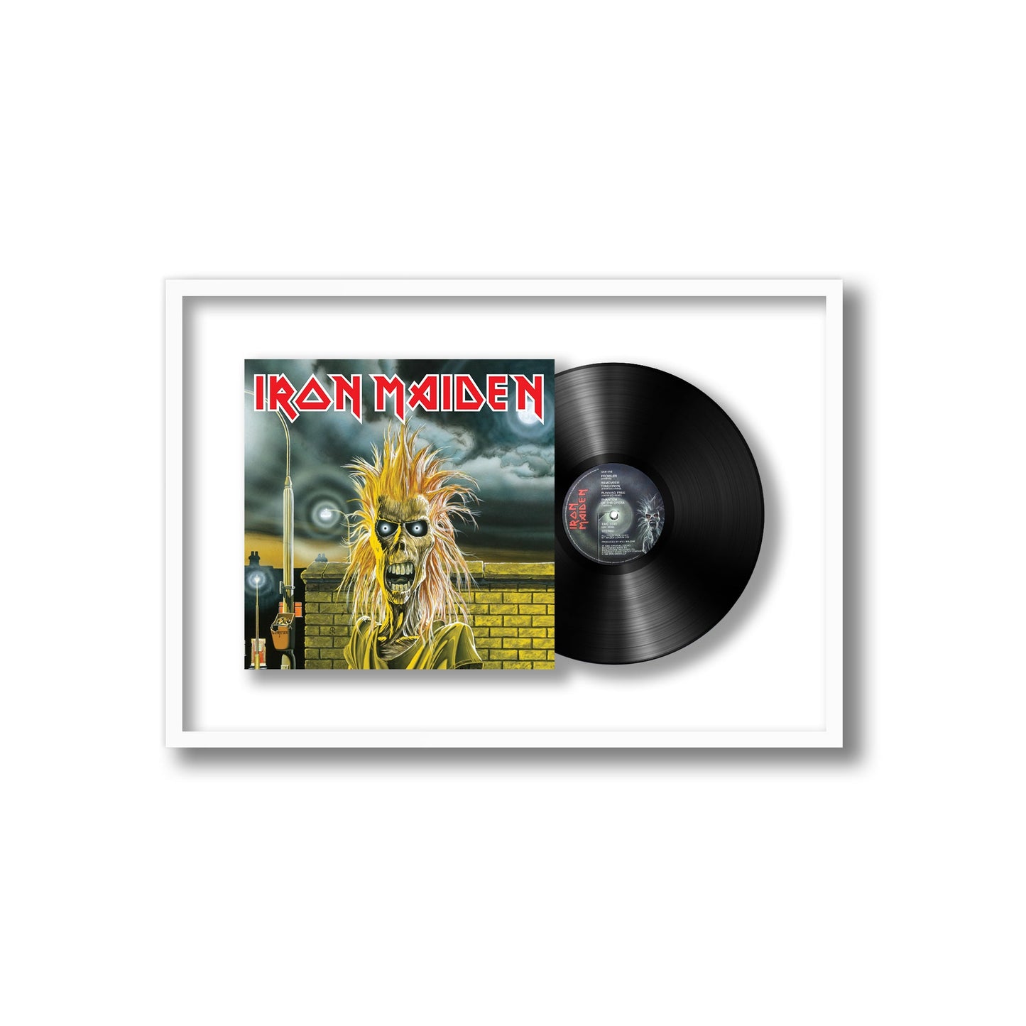 Iron Maiden Framed Vinyl Record