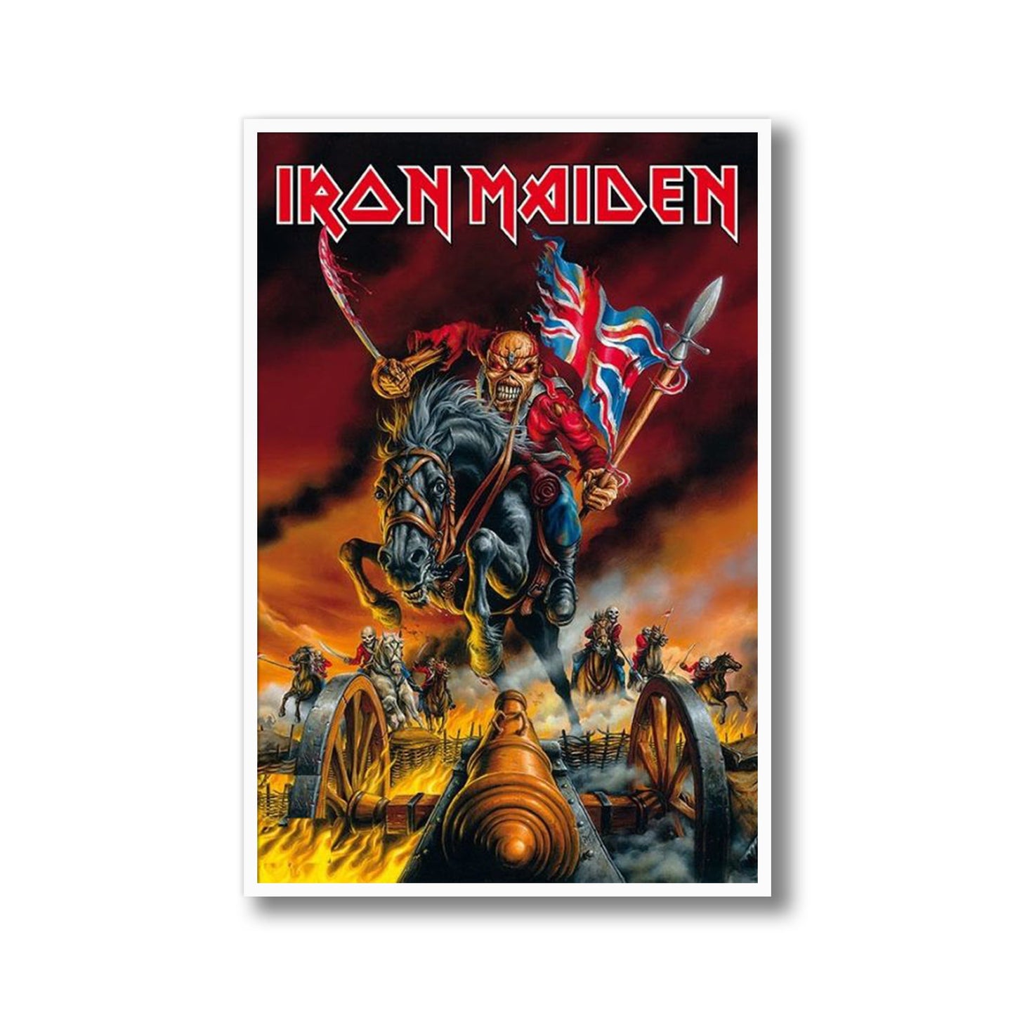 Iron Maiden Maiden England Framed Poster